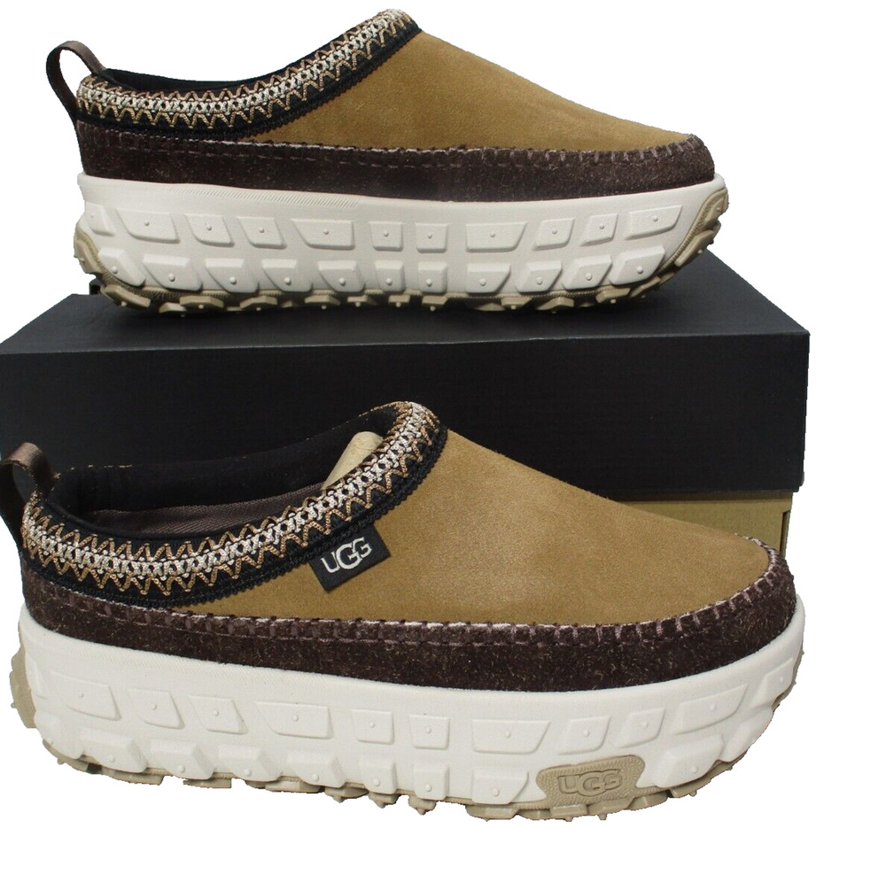 Ugg Venture Daze Chestnut Brown Ceramic Slippers Shoes Womens Sz 9 Mens Sz 10
